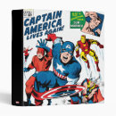Search for marvel binders Captain america