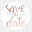 Search for gold foil save the date stickers Chic