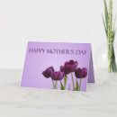 Search for purple mothers day cards Tulips