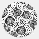 Search for black and white circles template stickers Funky
