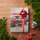 Search for classic car wrapping paper Red