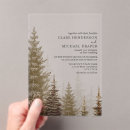 Search for tree square wedding invitations Evergreen
