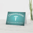 Search for doctor congratulations cards Caduceus