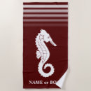Search for red white striped beach towels Nautical