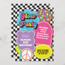 Search for neon glow disco birthday invitations Pink
