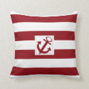 Search for red nautical pillows Modern