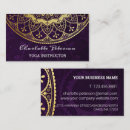 Search for purple and gold business cards Mandala