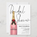 Search for champagne bottle bridal shower invitations Elegant