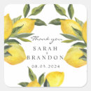 Search for lemon wedding stickers Mediterranean