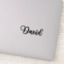 Recherche de de david autocollants Calligraphie