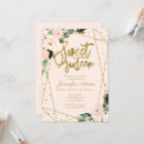Search for pink and gold sweet 16 invitations For her