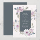 Search for violet floral invitations Trendy