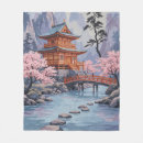 Search for japanese cherry blossom blankets Landscape