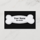 Search for dog bone business cards Simple