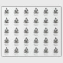 Search for halloween wrapping paper Black and white
