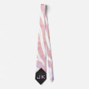 Search for zebra pink ties Girly