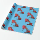 Search for construction equipment wrapping paper Digger