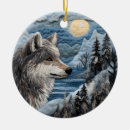 Search for wolf ornaments Winter