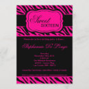 Recherche de hot pink 16ans anniversaire invitations Mignon