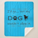 Search for dog blankets Typography