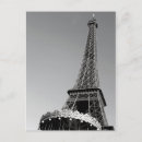 Recherche de tour eiffel noir et blanc cartes postales Vintage
