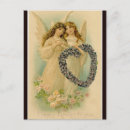 Recherche de deux anges cartes postales Fleurs