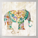Search for blue elephant posters Floral