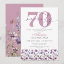 Recherche de papillon pourpre invitations D'anniversaire