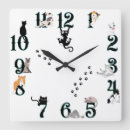 Recherche de murale de chat horloges Drôle