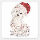Search for open on christmas stickers December