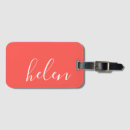 Search for coral luggage tags chic