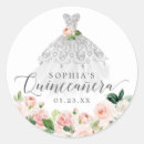 Recherche de round floral stickers Merci
