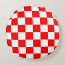 Search for red and white check pillows Chequered