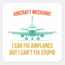Search for aircraft mechanic stickers Fix
