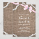 Search for burlap sweet 16 invitations Party