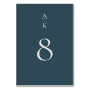 Search for monogram table cards Trendy