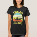 Search for i destroy silence tshirts Trumpet player