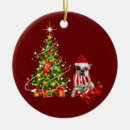 Search for bulldog ornaments Santa