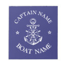 Search for nautical notepads Boat