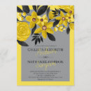 Recherche de jaune noir mariage invitations Invités