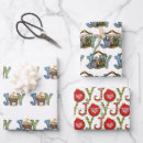 Recherche de bébé jésus papier cadeau Religieux