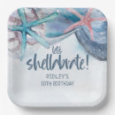 Search for sea shell plates Birthday