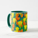 Search for orange tulip mugs Floral pattern
