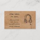 Search for sound engineer business cards Club dj