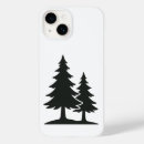 Search for tree silhouette iphone cases Green