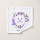 Recherche de fleur pourpre bain beauté Monogramme