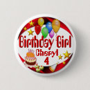 Recherche de fille anniversaire badges Gâteau d'anniversaire