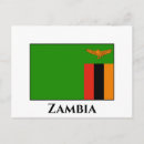 Recherche de zambie cartes postales Drapeau