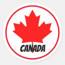 Search for canadian maple stickers Red and white