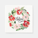 Search for pink christmas napkins Red